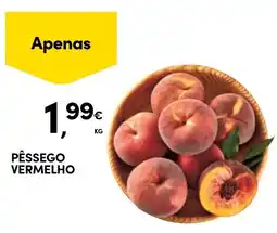 Continente Pêssego vermelho promoção