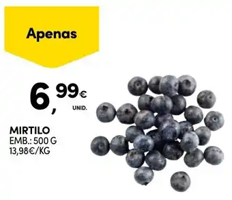Continente Mirtilo promoção