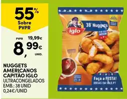 Continente nuggets americanos capitão iglo promoção
