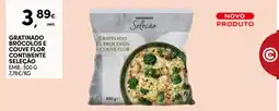 Continente Gratinado de brócolos e couve-flor continente seleção promoção