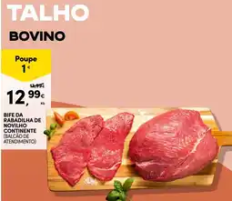 Continente Bife da rabadilha de novilho continente promoção