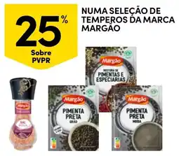 Continente Numa seleção de temperos da marca margao promoção