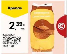 Continente Açúcar mascavado continente mascavado promoção