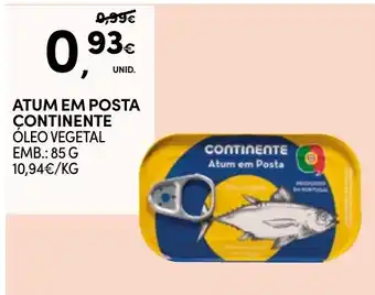 Continente Atum em posta continente promoção