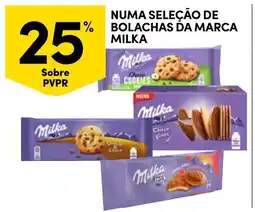 Continente Numa seleção de bolachas da marca milka promoção
