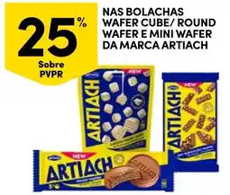Continente Nas bolachas wafer cube/round wafer e mini wafer da marca artiach promoção