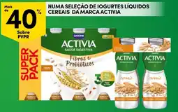 Continente Numa seleção de iogurtes líquidos cereais da marca activia promoção