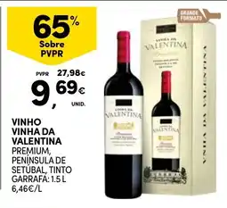Continente vinho vinha da valentina premium promoção
