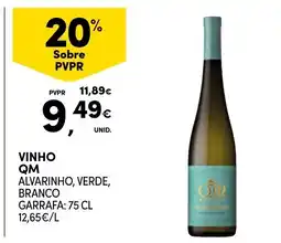 Continente Vinho Qm Alvarinho, Verde, Branco promoção