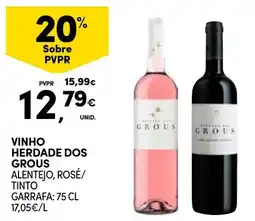 Continente vinho herdade dos grous promoção
