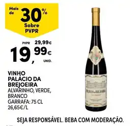 Continente vinho palácio da brejoeira promoção