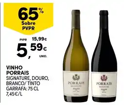 Continente vinho porrais promoção