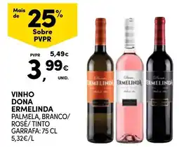 Continente vinho dona ermelinda promoção