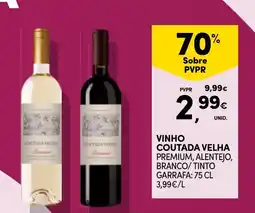 Continente Vinho Coutada Velha Premium, Alentejo, Branco/ Tinto promoção
