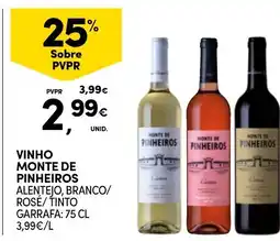 Continente vinho monte de pinheiros promoção