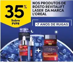 Continente Nos produtos de rosto revitalift laser da marca l'oreal promoção