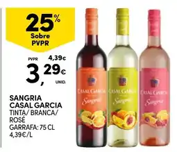 Continente Sangria casal garcia promoção