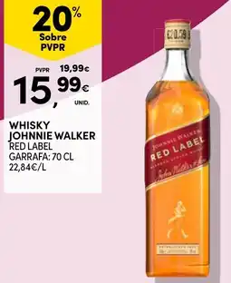 Continente Whisky johnnie walker red label promoção
