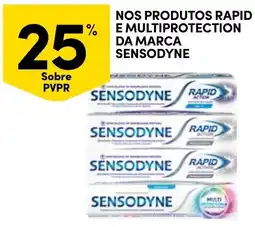 Continente Nos produtos rapid e multiprotection da marca sensodyne promoção