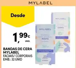 Continente Bandas de cera mylabel promoção