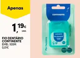 Continente Fio dentário continente promoção