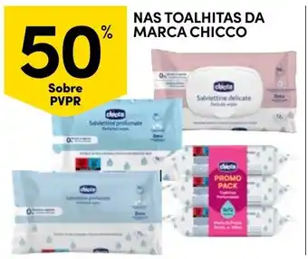 Continente toalhitas da marca chicco promoção