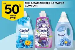 Continente nos amaciadores da marca comfort promoção
