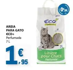E.Leclerc Areia para gato eco+ perfumada promoção
