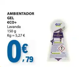 E.Leclerc Ambientador gel eco+ lavanda promoção