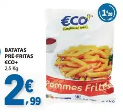 E.Leclerc batatas pré-fritas eco+ promoção