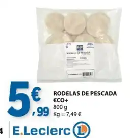 E.Leclerc Rodelas de pescada eco+ promoção