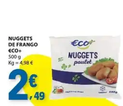 E.Leclerc Nuggets de frango eco+ promoção