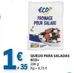 E.Leclerc Queijo para saladas eco+ promoção