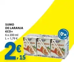 E.Leclerc Sumo de laranja eco+ promoção