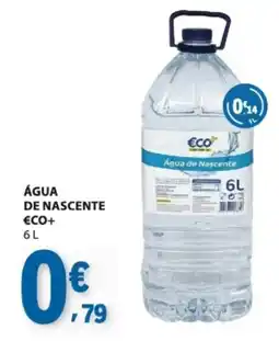 E.Leclerc Água de nascente eco+ promoção
