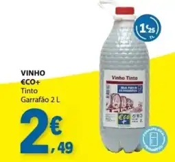 E.Leclerc Vinho ECO+ Tinto promoção