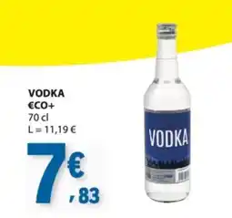 E.Leclerc Vodka eco+ promoção