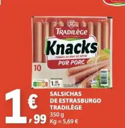 E.Leclerc Salsichas de estrasburgo tradilège promoção