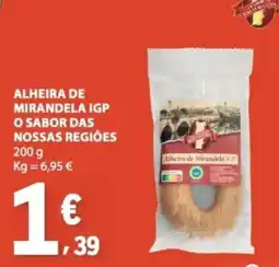 E.Leclerc Alheira de mirandela igp promoção