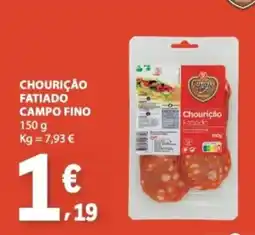 E.Leclerc Chourição fatiado campo fino promoção