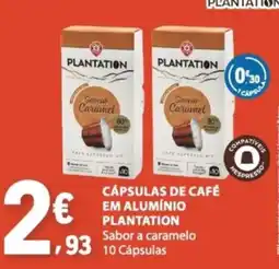 E.Leclerc Cápsulas de café em alumínio plantation sabor a caramelo promoção
