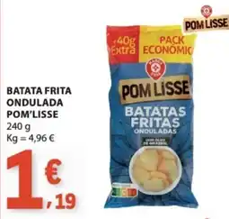 E.Leclerc batata frita ondulada pom'lisse promoção