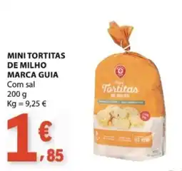 E.Leclerc mini tortitas de milho marca guia promoção