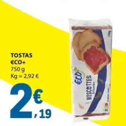 E.Leclerc Tostas eco+ promoção