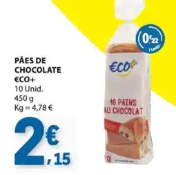 E.Leclerc Pães de chocolate eco+ promoção