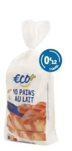 E.Leclerc eco+ 10 pains au lait promoção