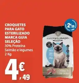 E.Leclerc Croquetes para gato esterilizado marca guia seleção promoção