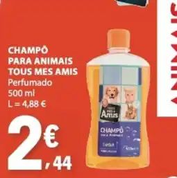 E.Leclerc champô para animais tous mes amis promoção