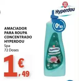 E.Leclerc amaciador para roupa concentrado hyperdou spa promoção