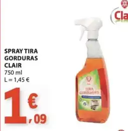 E.Leclerc spray tira gorduras clair promoção